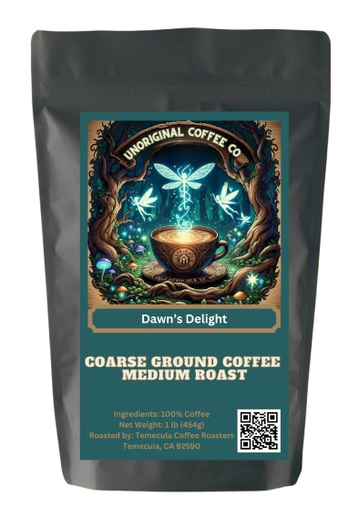 Dawn's Delight - Breakfast Blend - For A Cause - 12oz Coarse Ground Coffee